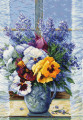 Bouquet with Pansies